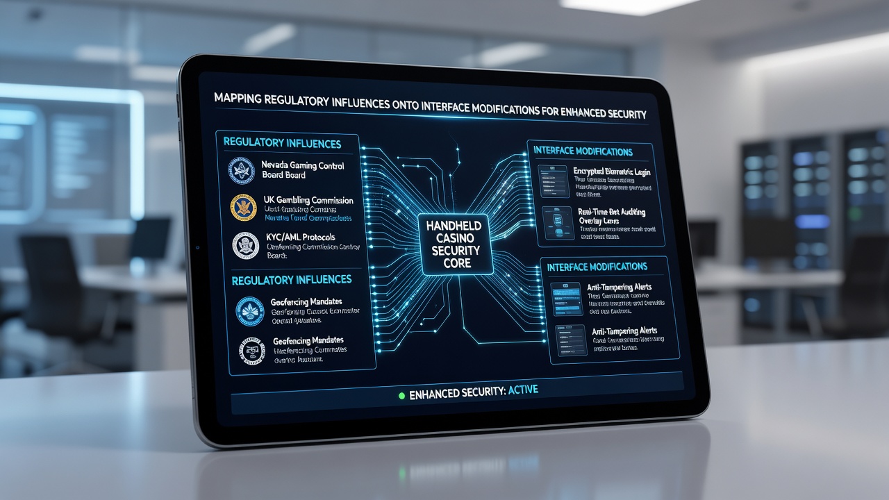 Mobile device screen displaying secure transaction confirmation interface in casino simulation