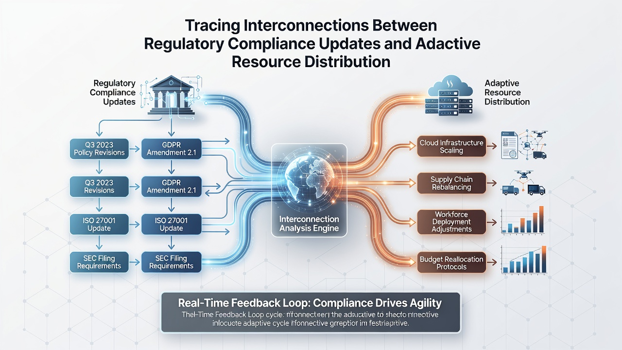 Network diagrams showing adaptive server resource flows in regulated multiplayer environments